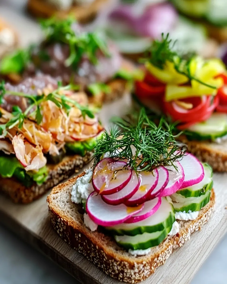 Danish Open-Faced Sandwiches: Irresistibly Tangy Pickled Herring