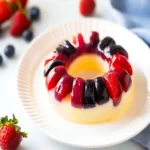 Low Carb Berry & Vanilla Jello Ring First Image First Image