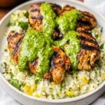 Keto Peruvian Chicken and Cauliflower Rice with Green Sauce First Image First Image