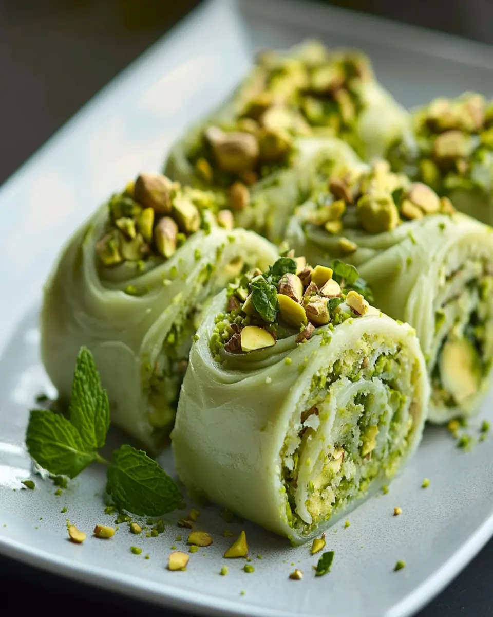 Low-Carb Pistachio Roll First Image First Image