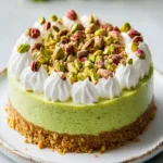 Easy No-Bake Pistachio Cheesecake First Image First Image