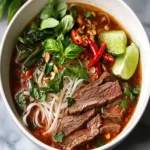 Vietnamese Spicy Beef Noodle Soup First Image First Image