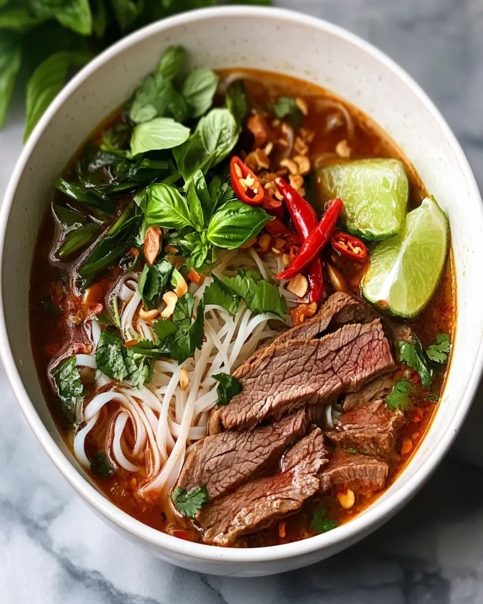 Vietnamese Spicy Beef Noodle Soup: Bold Flavor You’ll Love