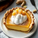 Two-Tone Ginger Custard Pie First Image First Image