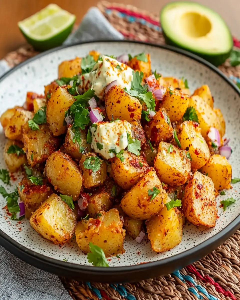 Mexican-Style Street Potatoes: Irresistibly Spicy and Satisfying