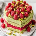 Heavenly Keto Pistachio Raspberry Cake First Image First Image