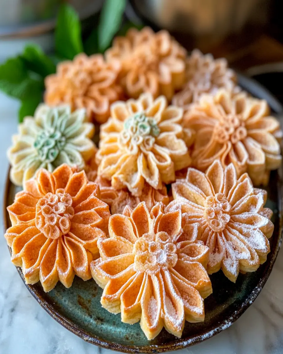 Lotus Flower Cookies: Irresistibly Sweet Homemade Delights