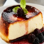 Easy Creamy Burnt Basque Cheesecake Bliss Recipe First Image First Image