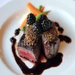 Coffee-Crusted Elk & Blackberry First Image First Image