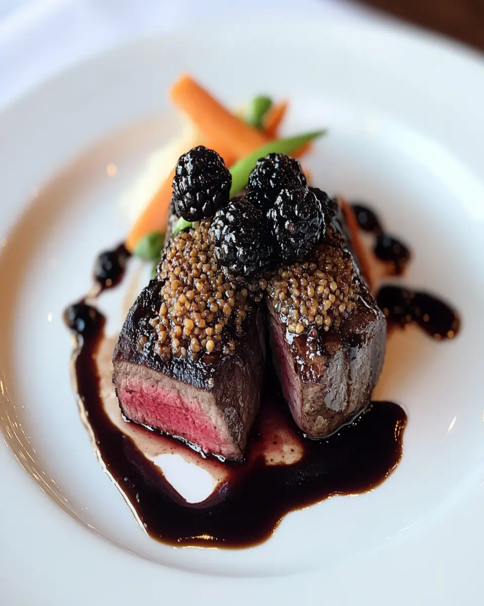 Coffee-Crusted Elk & Blackberry: Indulgent Flavors Unleashed
