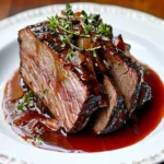 Red Wine & Gelatin Jus Brisket First Image First Image