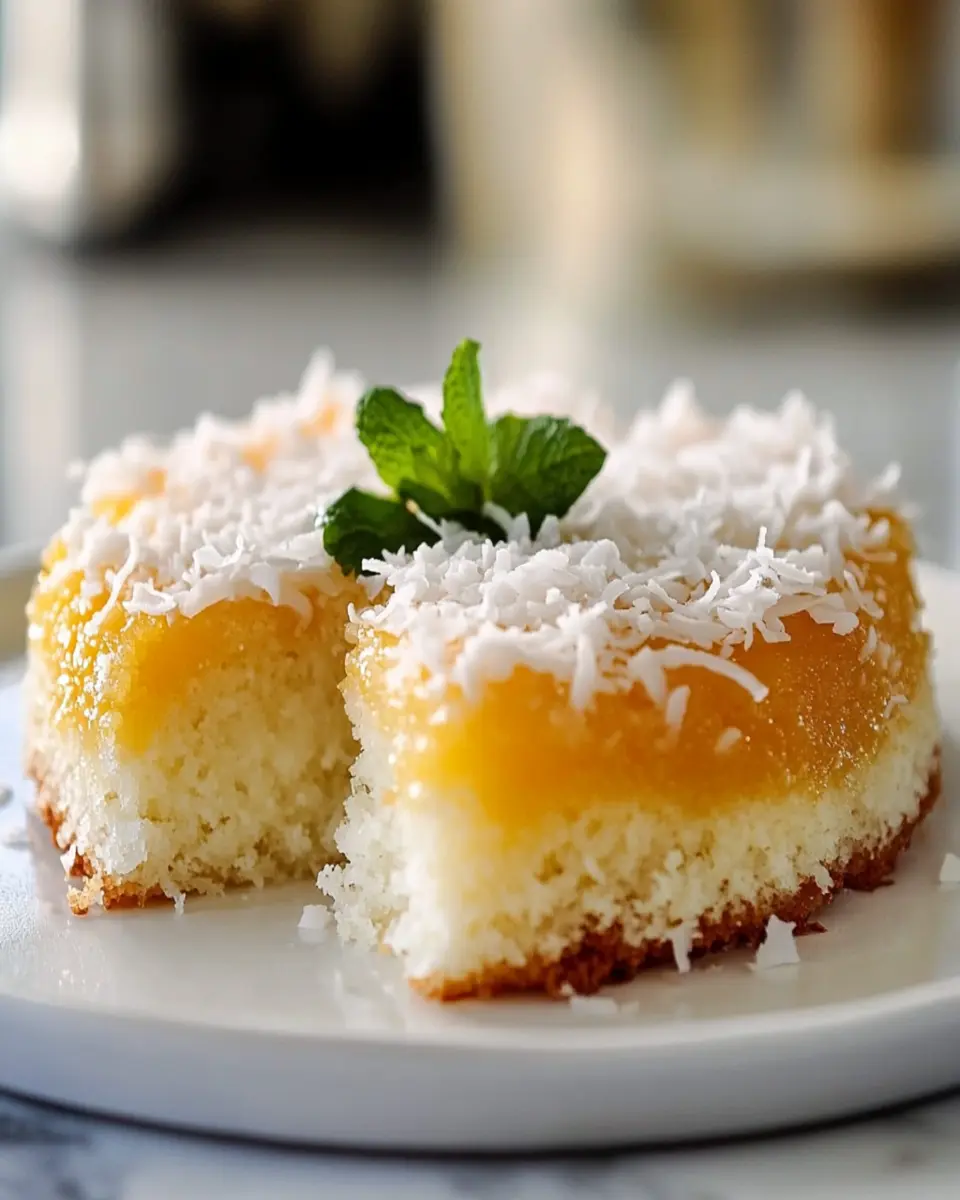 Sticky Coconut Cake: Indulgently Moist with a Tropical Twist