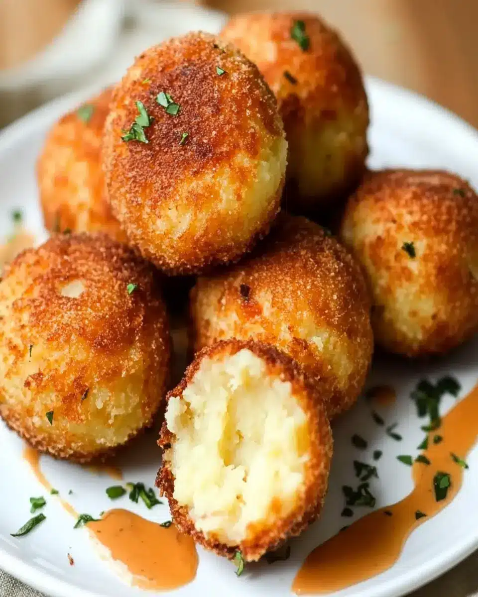 mashed potato balls First Image First Image