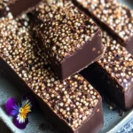 Chocolate quinoa crunch bars First Image First Image