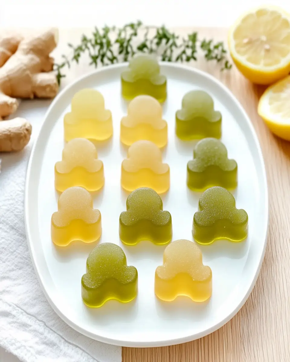Green Tea Lemon Ginger Gummies: Easy, Nourishing Treats!
