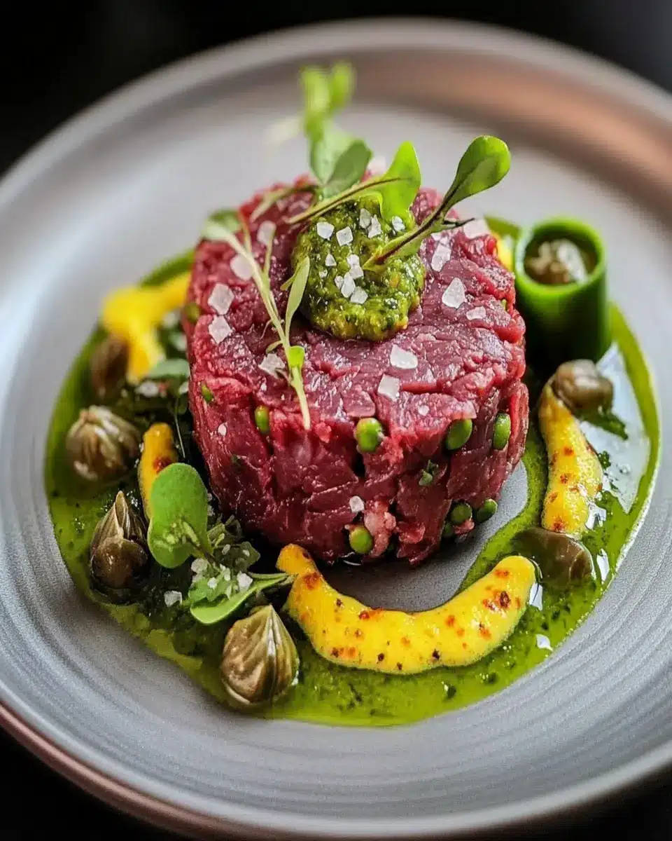 Horseradish Beef Heart Tartare: Bold & Refreshing Twist!