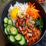 Korean Mixed Rice Bowl with Chili Paste First Image First Image