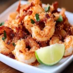 Coconut-Fried Shrimp & Bacon Dust First Image First Image