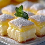 Vanilla Custard Cream Squares First Image First Image