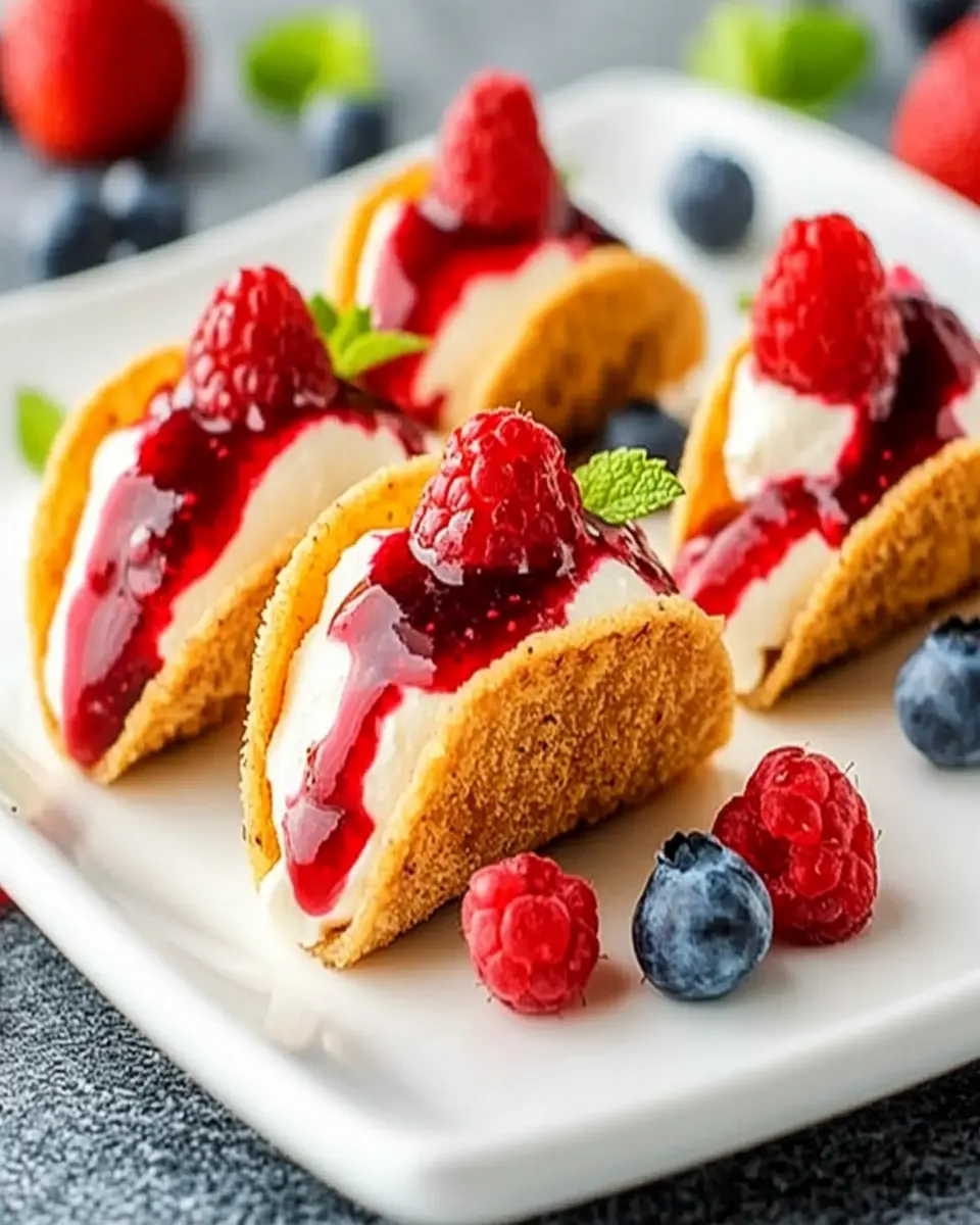 Berrylicious Cheesecake Tacos: Indulgent Treats You’ll Love