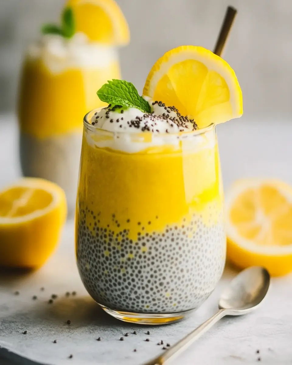 Lemon Curd Chia Pudding: The Best Creamy Breakfast Delight