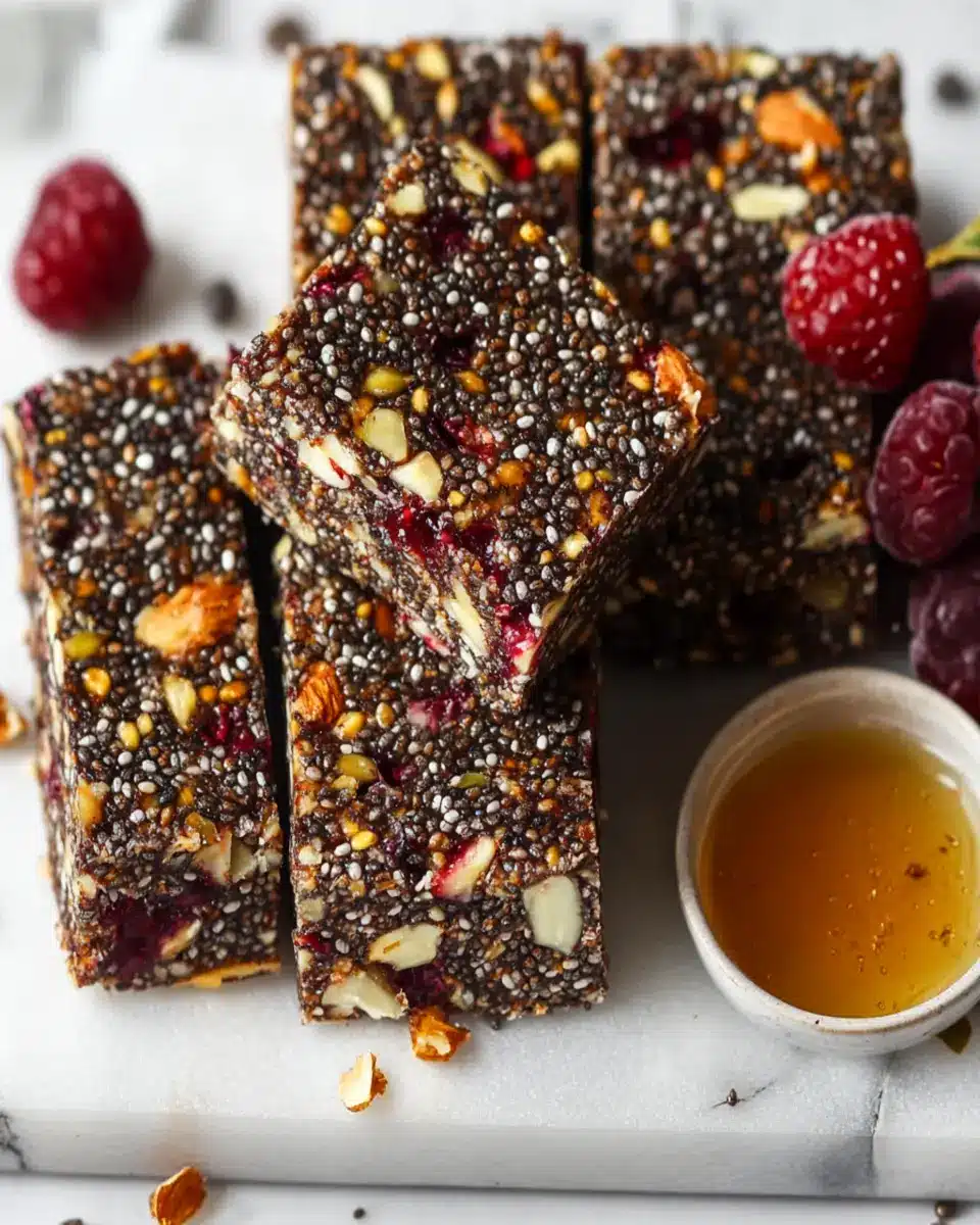 No-Bake Chia Seed Energy Bars: Irresistibly Easy & Nutritious