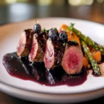 Blueberry Balsamic Venison Medallions First Image First Image