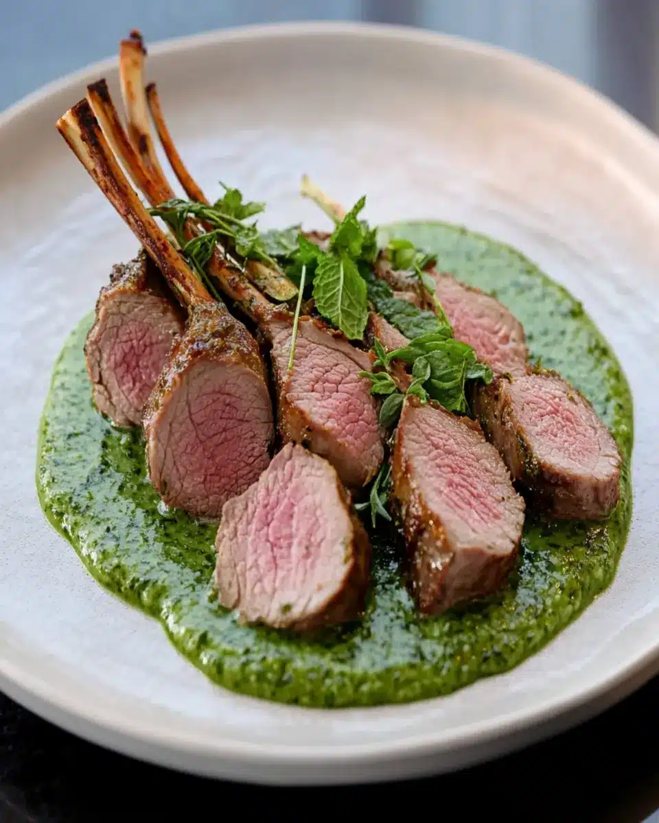Rosemary Smoked Lamb & Mint Gel: A Juicy Flavor Adventure