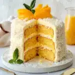 Vegan Mango Coconut Cake First Image First Image