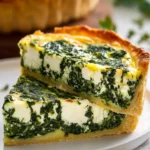 Mediterranean Spinach Cheese Feta Quiche First Image First Image