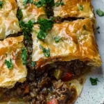 Egyptian Beef Goulash (Phyllo Beef Pie) First Image First Image