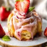 Strawberry Cinnamon Rolls First Image First Image