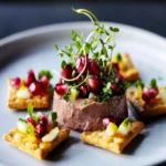 Pomegranate Liver Pâté Crisp First Image First Image