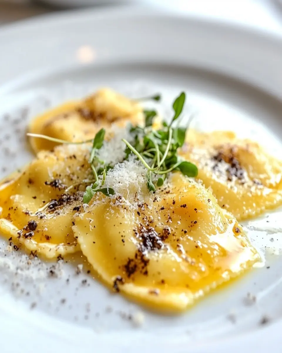 Truffle Butter Egg Yolk Ravioli: Indulgent Homemade Delights