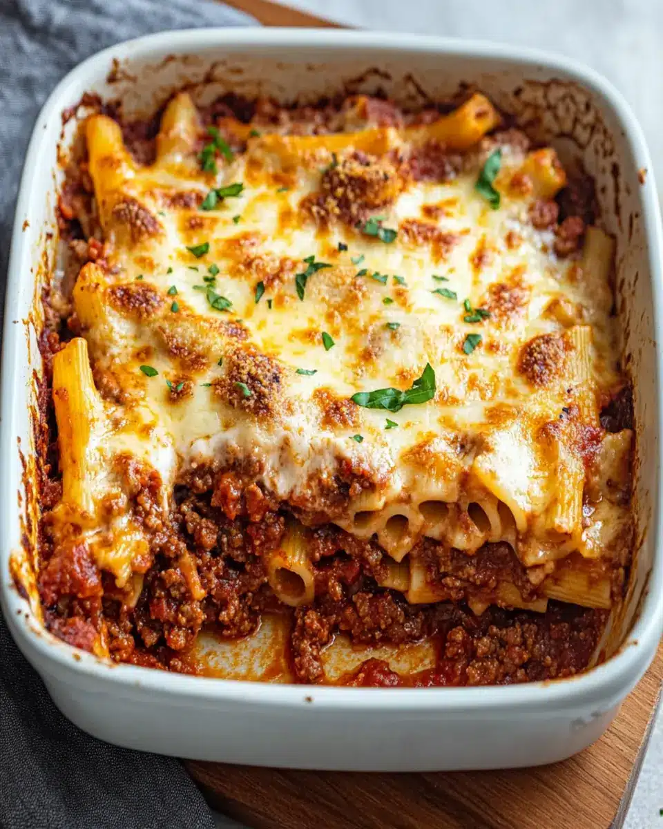 Greek Baked Pasta with Meat Sauce First Image First Image