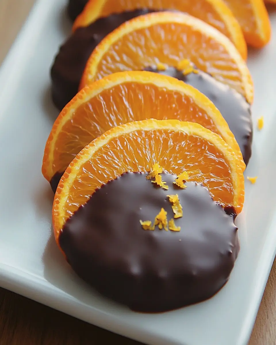 Chocolate-covered oranges First Image First Image