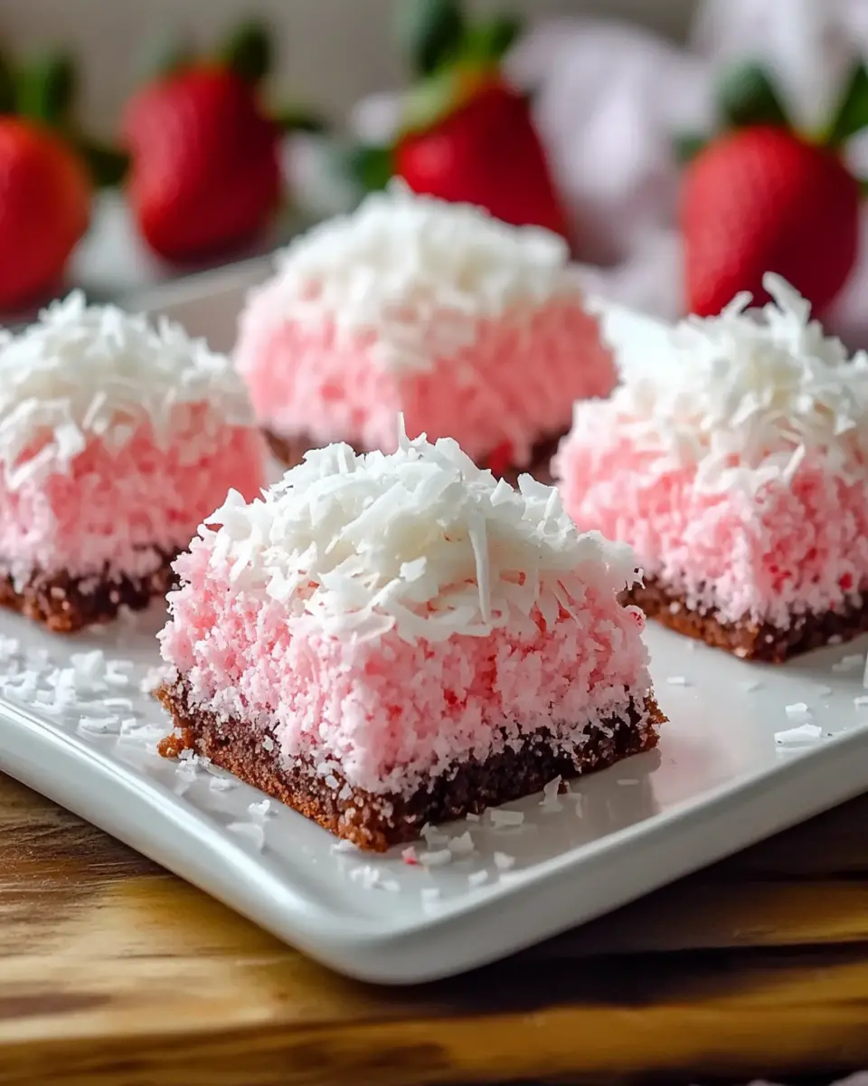 Best Recipe for Pink Coconut Snowball Cake Bars You’ll Love