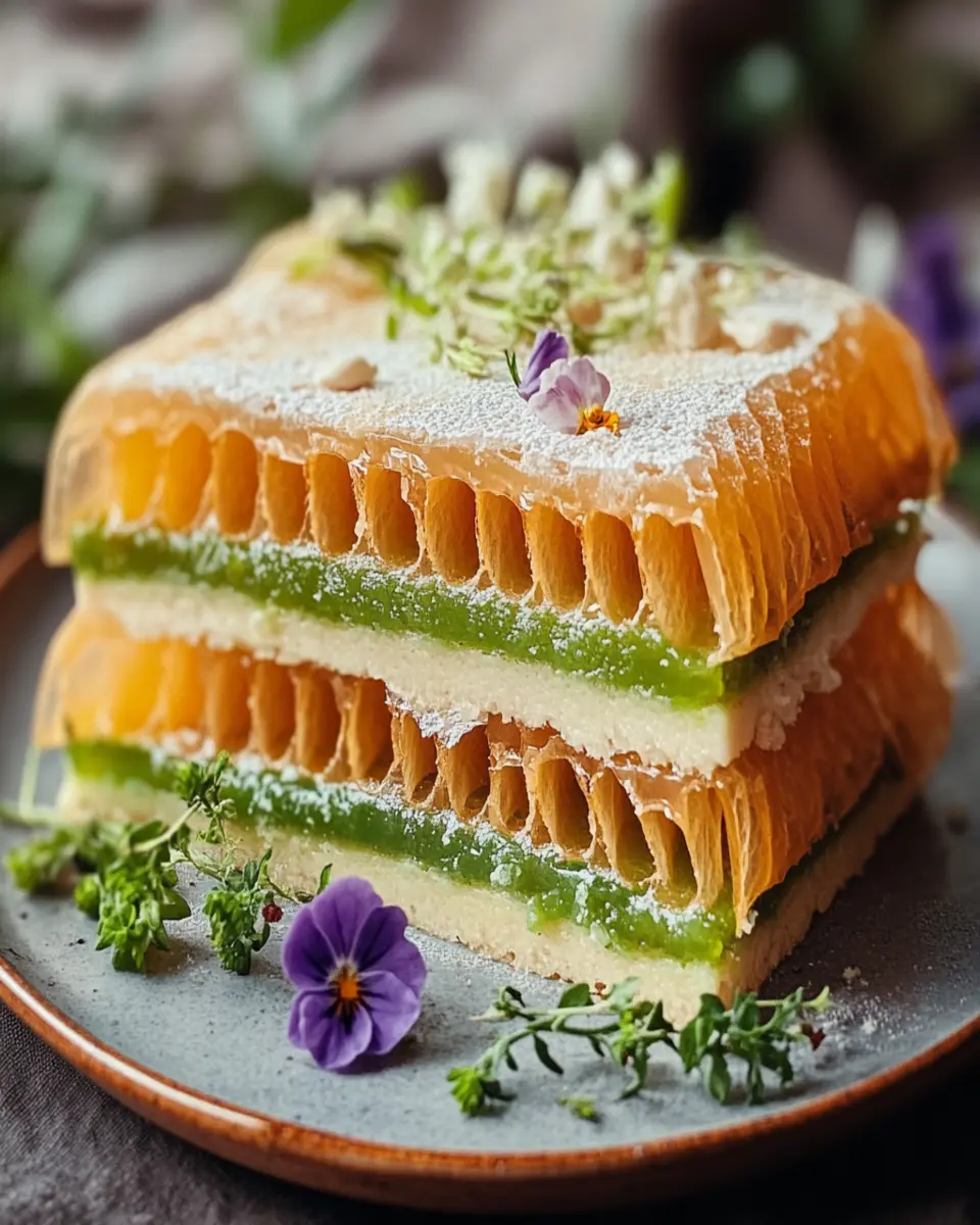 Traditional Vietnamese Honeycomb Cake First Image First Image