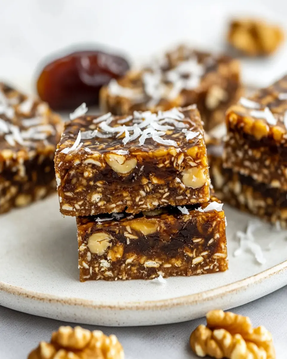 Delicious Nourishing Date Nut Energy Bars for Your Busy Days