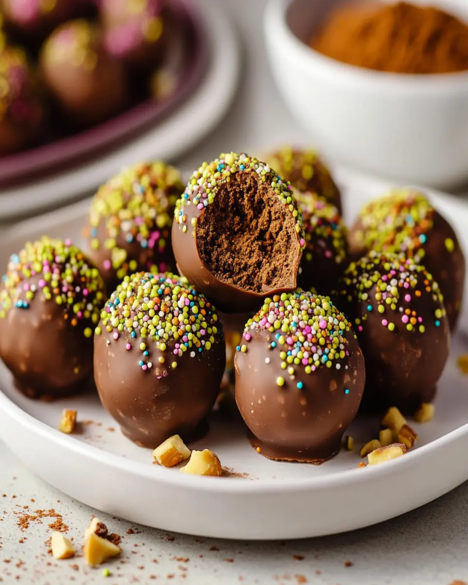 No-Bake Dubai Chocolate Balls: Irresistibly Easy Treats!