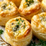 Herb & Cheese Stuffed Puff Pastry Bites First Image First Image