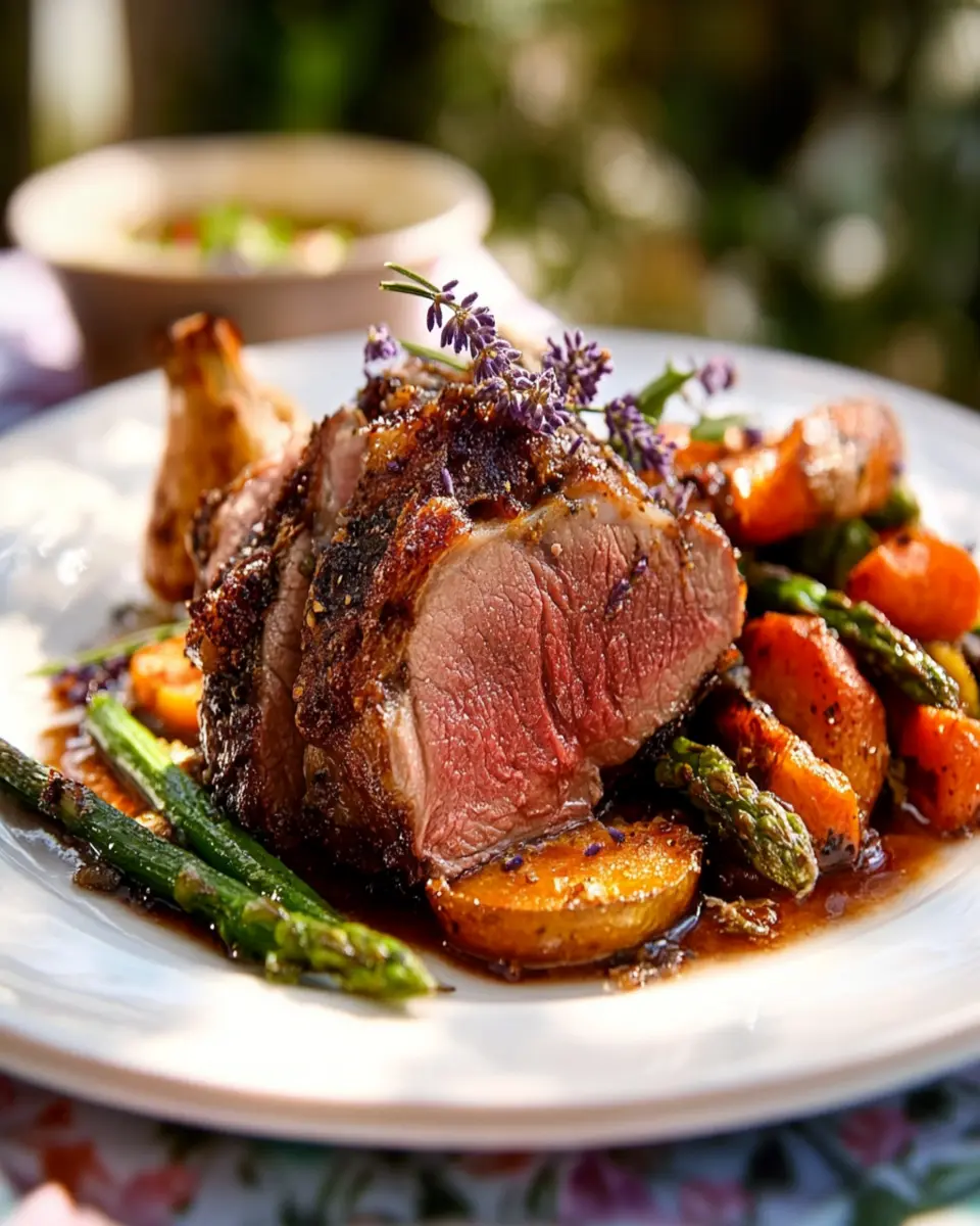 Lavender Salted Lamb Loin: A Juicy Twist on Comfort Classics