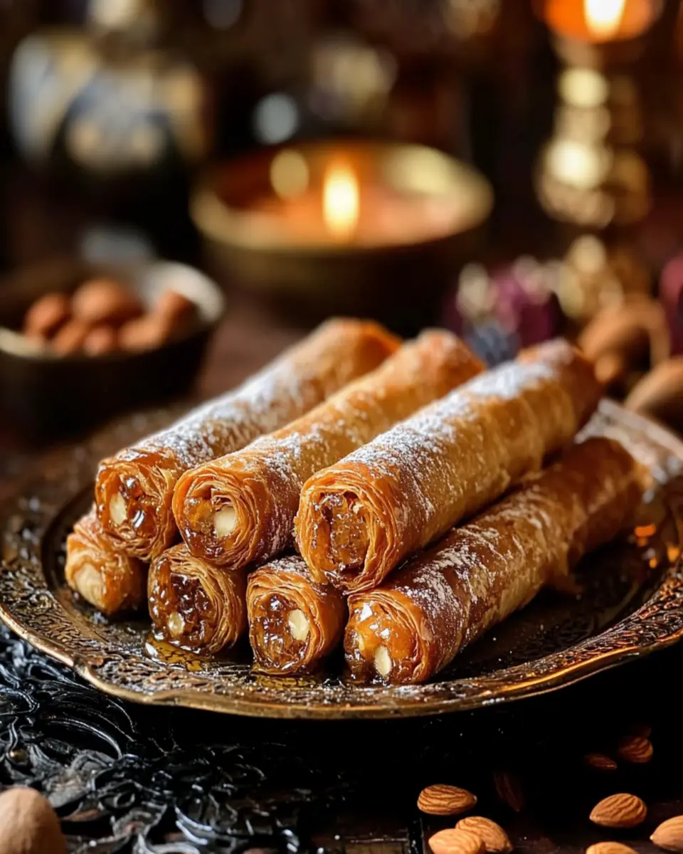 Moroccan Honey Almond Cigars: Irresistibly Sweet Delights
