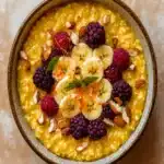 Healthy Saffron Overnight Oats for a Quick Indian Breakfast First Image First Image