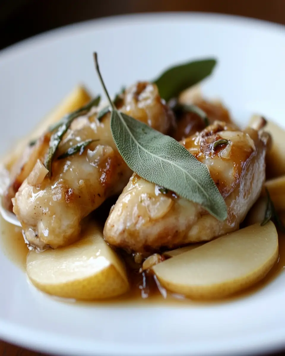 Sage-Brown Butter Quail & Pear: Indulge in Gourmet Comfort