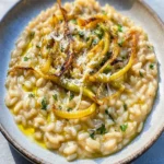 Charred Leek & Bone Broth Risotto First Image First Image