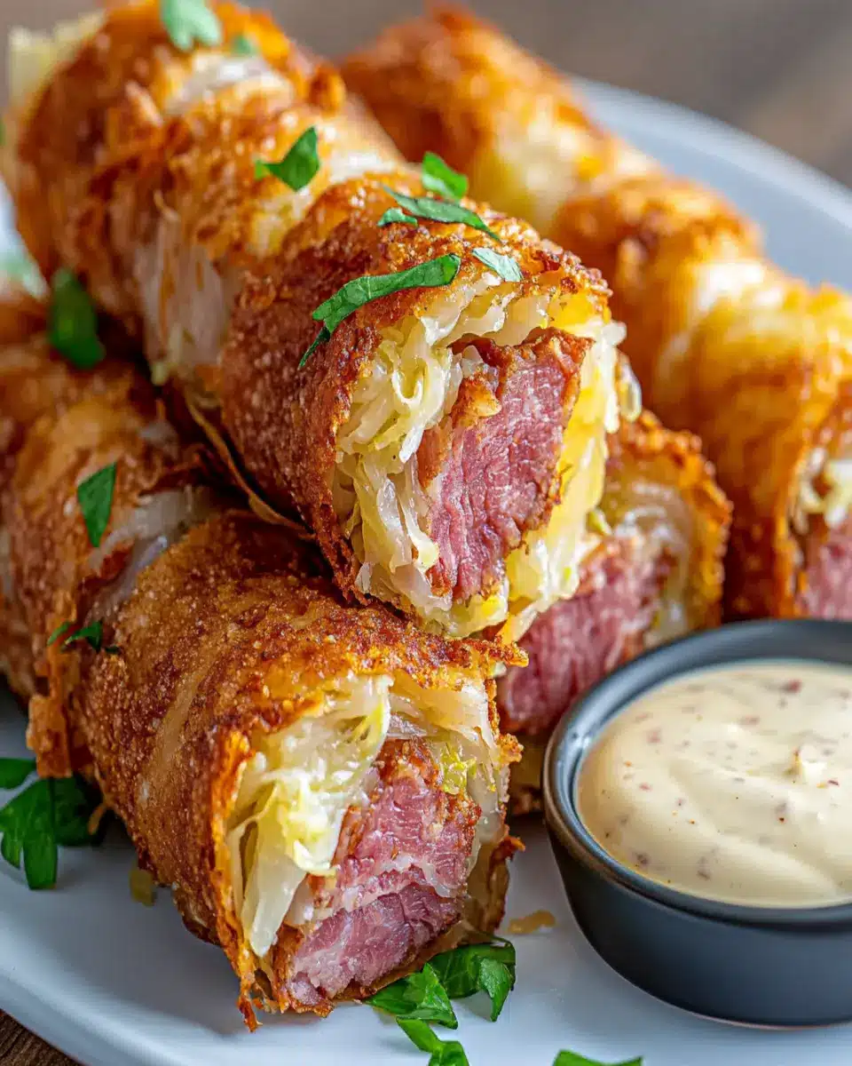 Keto Crispy Reuben Roll-Ups: Your Easy Gluten-Free Snack!
