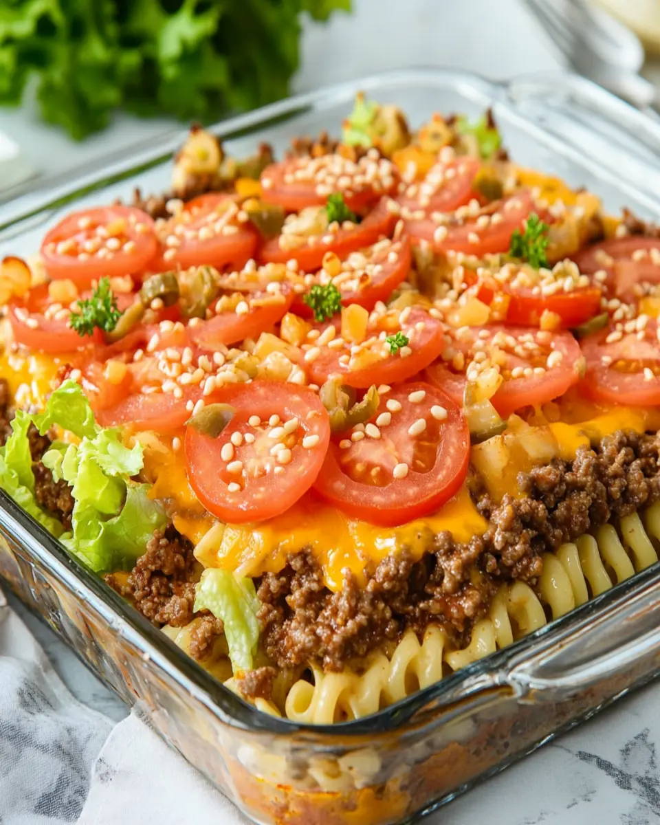 Big Mac Casserole: Indulgent Twist on a Fast Food Classic