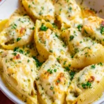 Garlic Butter Chicken Alfredo Stuffed Shells First Image First Image