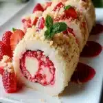 Strawberry Shortcake Cheesecake Sushi Rolls First Image First Image